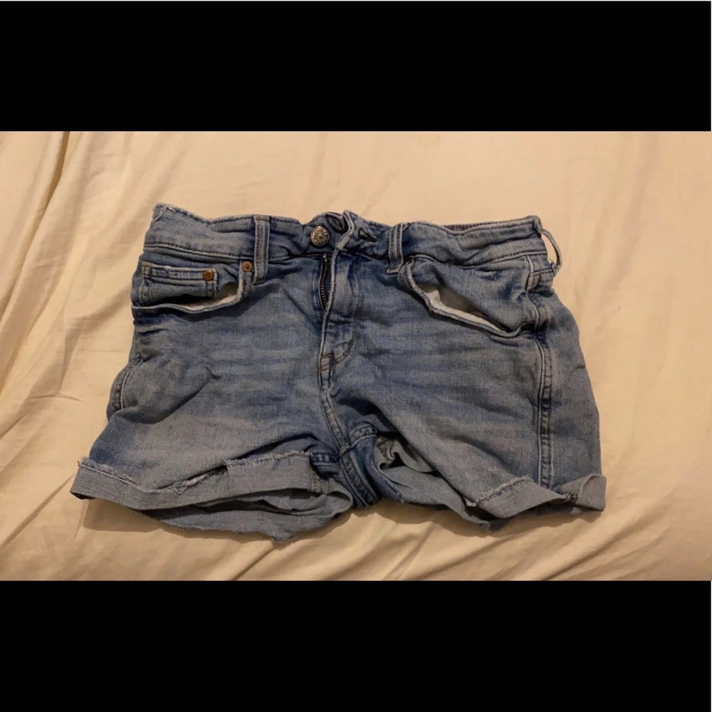 Denim shorts